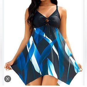 Two piece tankini dress , new no tags